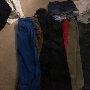 Jeans and leggings and Corduroyed